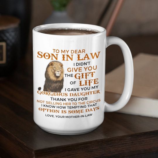Discover To My Dear Son-In-Law, Son-In-Law Mug