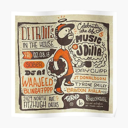 Discover J dilla donuts Premium Matte Vertical Poster