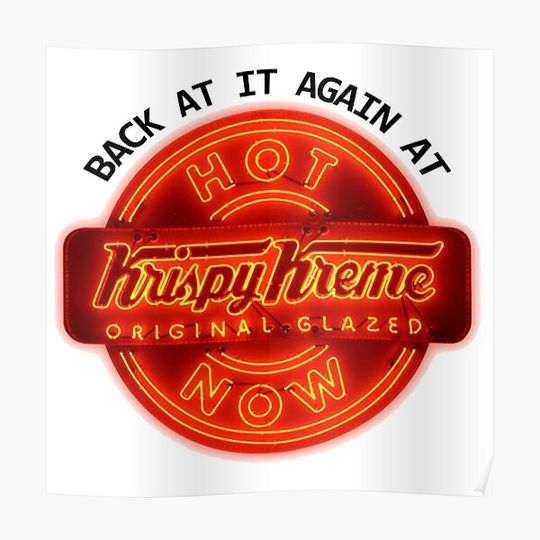 Discover KRISPY KREME Premium Matte Vertical Poster