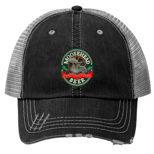 Discover Vintage Moosehead Beer Print Trucker Hats