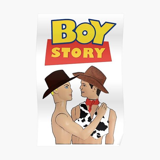Discover Funny Gay Art Poster - Boy Story Design
