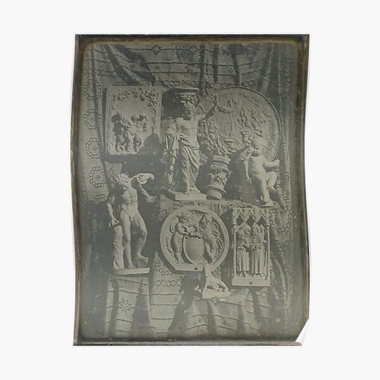Discover Armand-Pierre Séguier - Still Life with Plaster Casts (1842) Premium Matte Vertical Poster