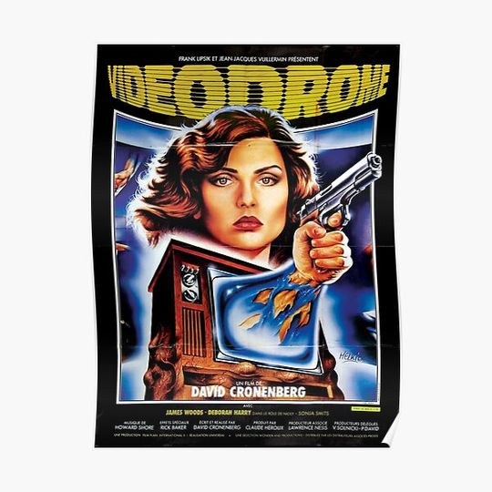Discover Videodrome French Release Poster Premium Matte Vertical Poster
