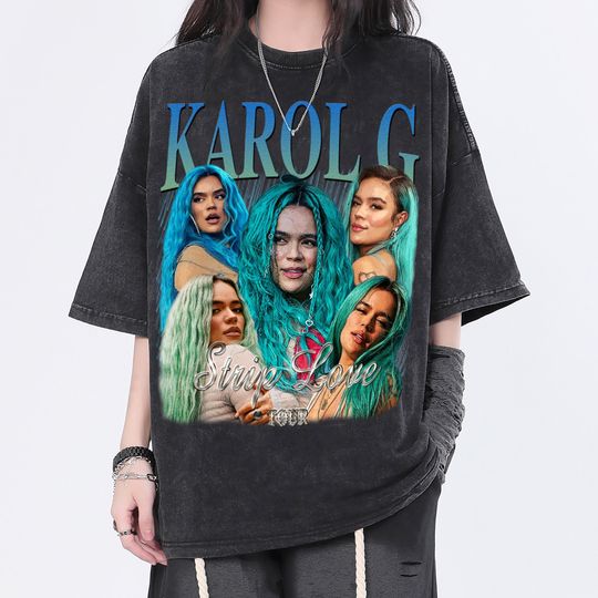Discover Karol G Vintage Washed T-Shirt