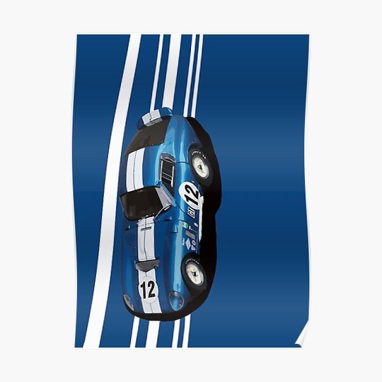 Discover Cobra Daytona Coupe Premium Matte Vertical Poster