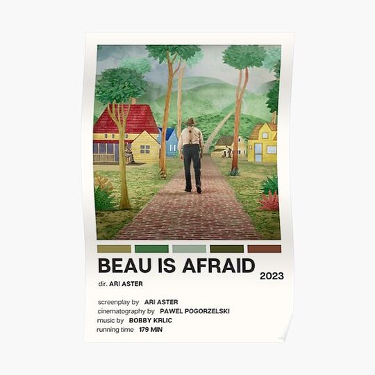 Discover Beau is Afraid Movie Poster Premium Matte Vertical Poster