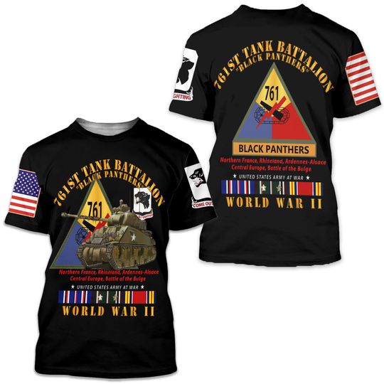 Discover 761st Tank Battalion 3D Tshirt