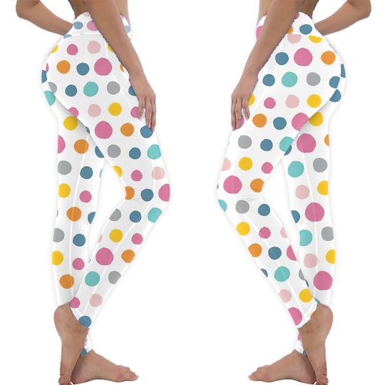 Discover Colorful Polka Dots Leggings