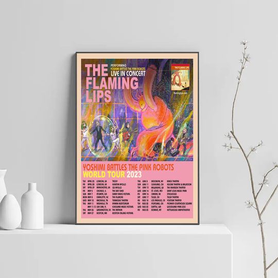 Discover The Flaming Lips Concert & Tour Historu 2023 Poster