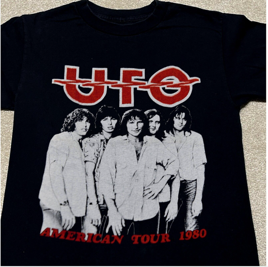 Discover UFO band 1980 Tour Shirt