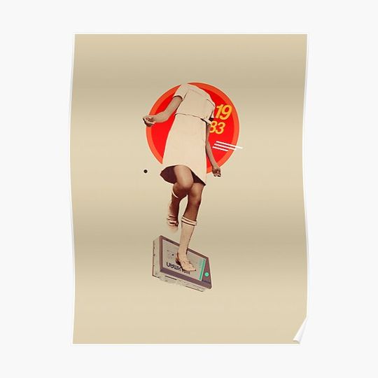 Discover 1983 Premium Matte Vertical Poster