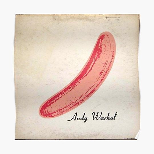 Discover The Velvet Underground & Nico, Peeled Pink Banana ORIGINAL Premium Matte Vertical Poster