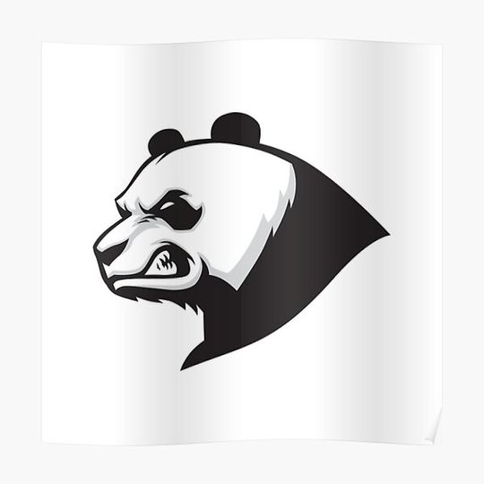 Discover Da Angry Panda Premium Matte Vertical Poster