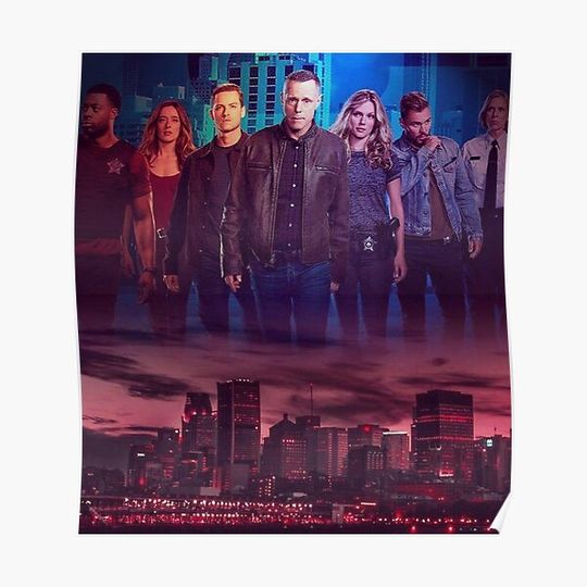 Discover Chicago PD Premium Matte Vertical Poster