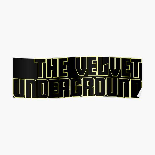 Discover velvet underground logo Premium Matte Vertical Poster