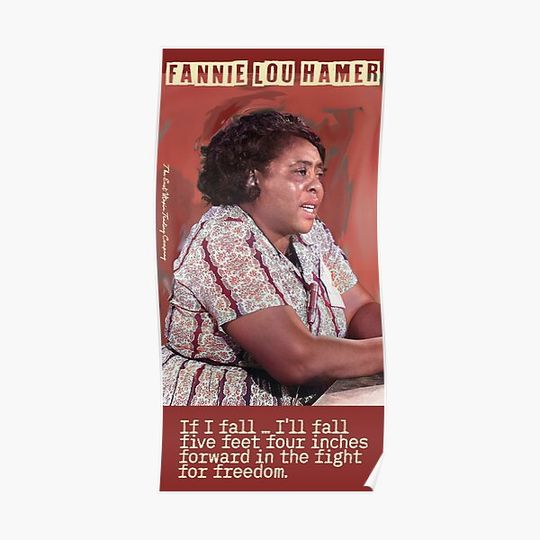 Discover FANNIE LOU HAMER Premium Matte Vertical Poster