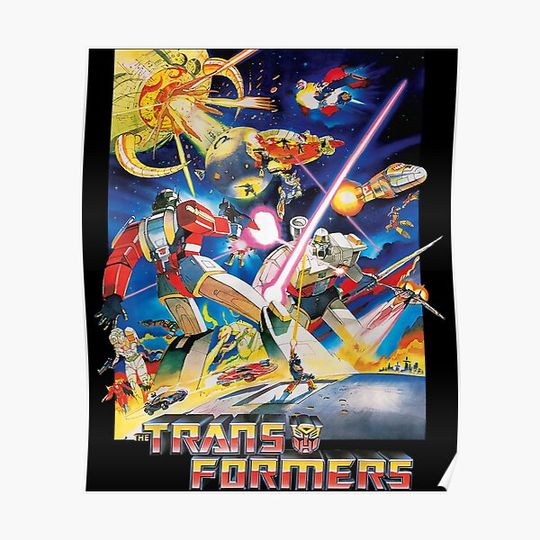 Discover US Transformers The Movie G1 1986 01 Premium Matte Vertical Poster