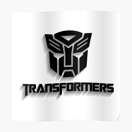 Discover Transformer logo Premium Matte Vertical Poster
