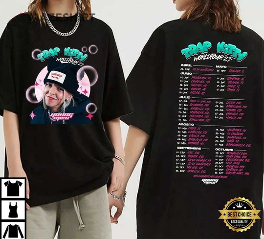 Discover Young Miko Trap Kitty World Tour Shirt