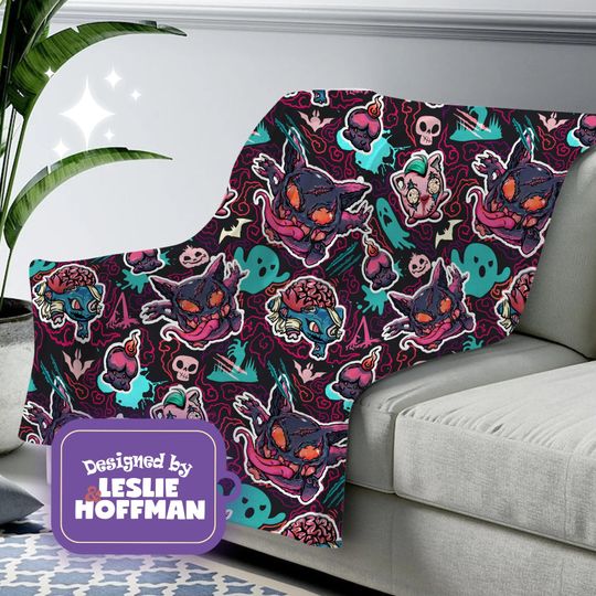 Discover Bulbasaur Zombie Dark PKM.peach.Blanket, Fleece Blanket