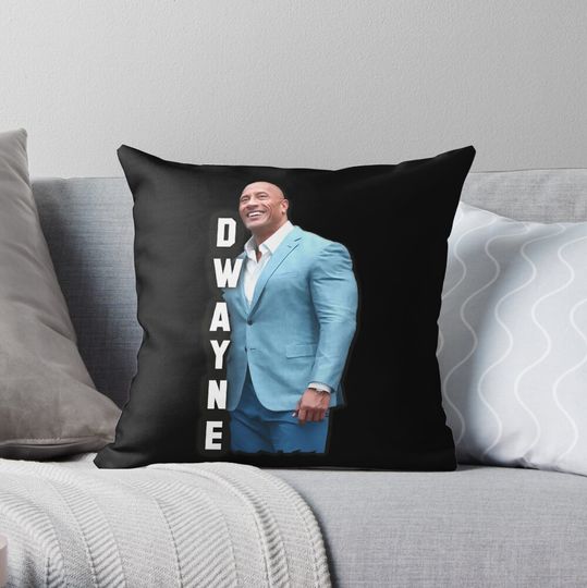 Discover Dwayne 'The Rock' Johnson  Throw Pillow