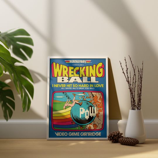 Discover Miley Cyrus Poster | Wrecking Ball Album Poster