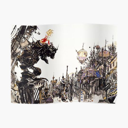 Discover final fantasy artist yoshitaka amano Premium Matte Vertical Poster