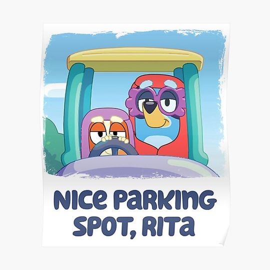 Discover Blueys Grannies - Janet and Rita Premium Matte Vertical Poster