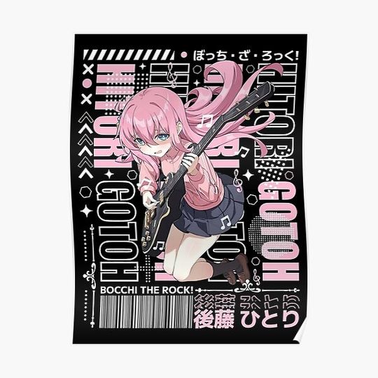 Discover bocchi the rock Premium Matte Vertical Poster