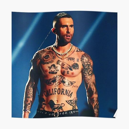 Discover adam levine Premium Matte Vertical Poster