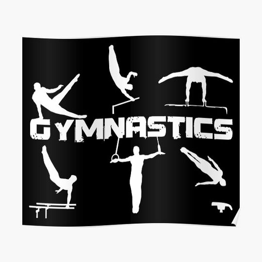 Discover Gymnast, Gymnastics - Men's and Boys Gymnastics Premium Matte Vertical Poster