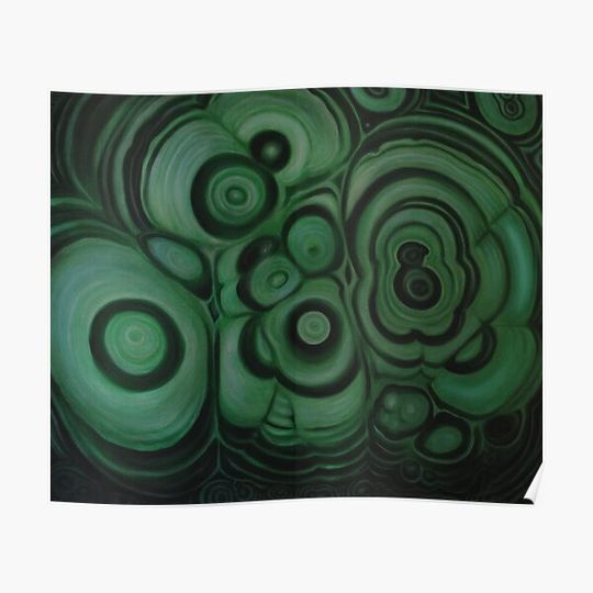Discover Malachite Premium Matte Vertical Poster