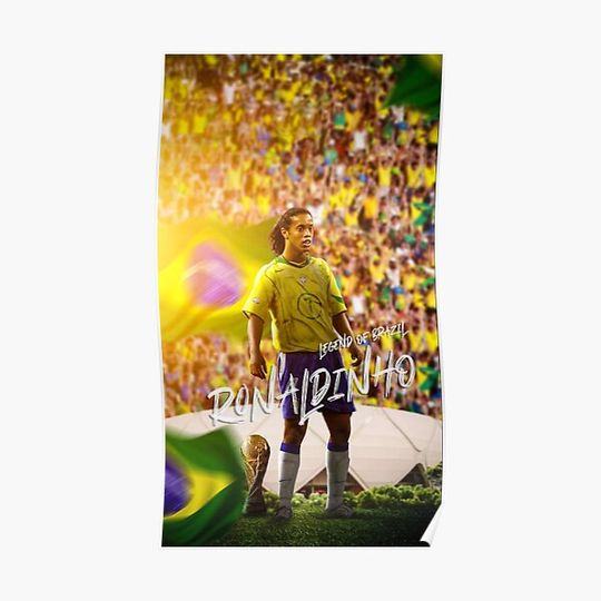 Discover Ronaldinho Wallpaper Premium Matte Vertical Poster