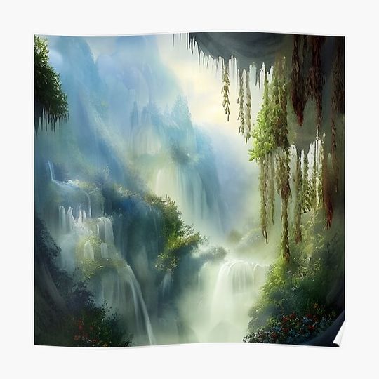 Discover Mistlands Premium Matte Vertical Poster
