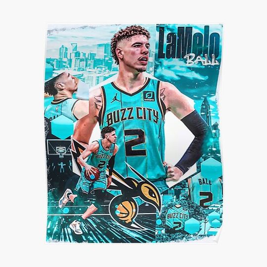 Discover Wallpaper LaMelo Ball Premium Matte Vertical Poster