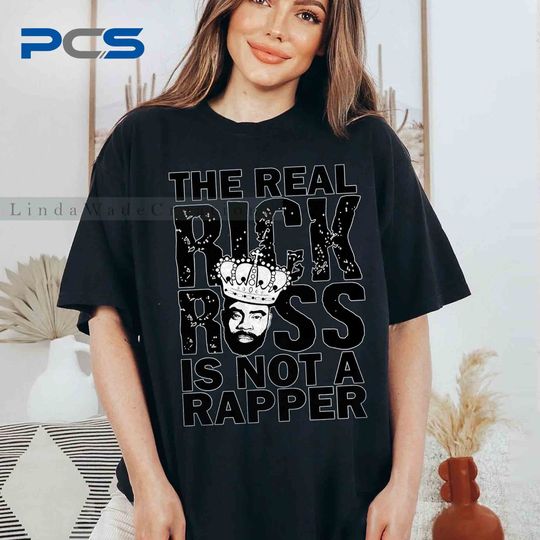 Discover Vintage Rick Ross Shirt, Rapper Rick Ross Tshirt