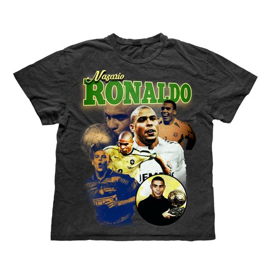 Discover Ronaldo R9 Vintage Bootleg Band T-Shirt Brazil