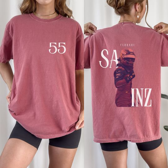 Discover Carlos Sainz Tshirt Racing Shirt