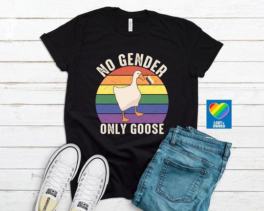 Discover No Gender Only Goose Shirt, Nonbinary Shirt