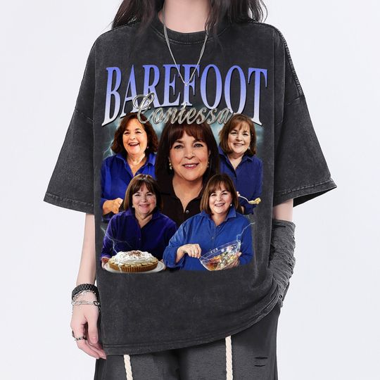Discover Barefoot Contessa Vintage Shirt, Food Network Graphic Unisex T-Shirt