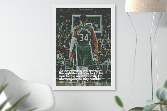 Discover Giannis Antetoko Motivational Poster