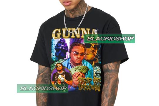 Discover Vintage Gunna Wunna World Shirt, Drip Season Rapper Shirt