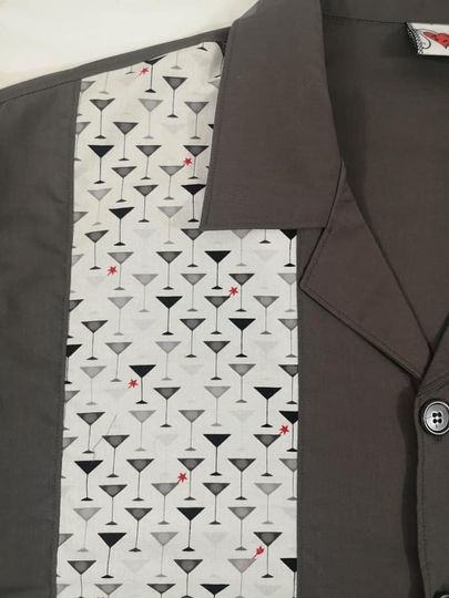 Discover Martini Shirt, Bowling Shirt, Camp Shirt