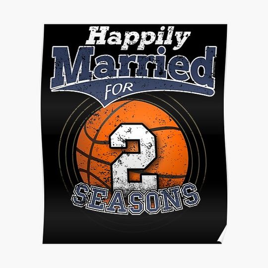 Discover Wedding Couples Basketball 2 Couple Shirts Basketball Premium Matte Vertical Poster