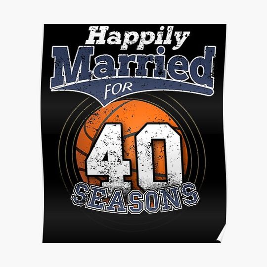 Discover Couples Basketball 40 Couple Shirts Basketball T Shirt Premium Matte Vertical Poster