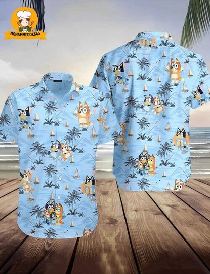 Discover BlueyDad Hawaiian Shirt - Family Summer Gift