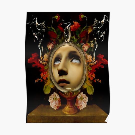 Discover THE MOOD OF THE MIRROR Premium Matte Vertical Poster