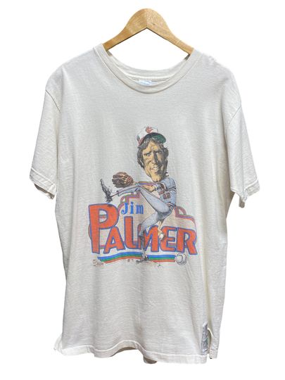 Discover Vintage 1990 Salem Jim Palmer Big Head Baseball Tee