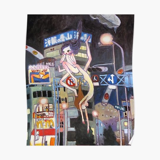 Discover Noshi And Meg on Earth Year 2036 Premium Matte Vertical Poster
