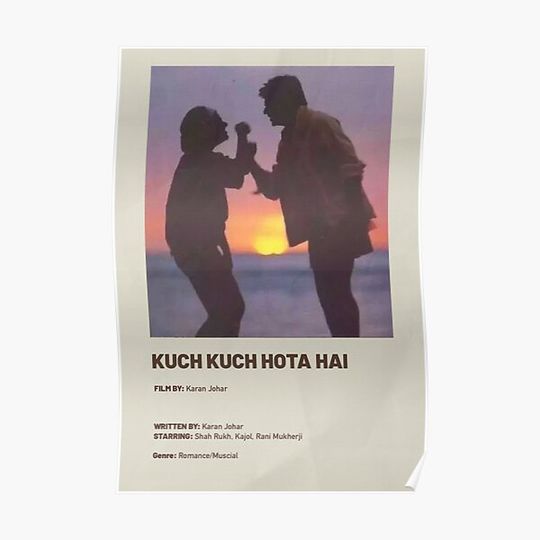 Discover Kuch Kuch hota hai - minimalist movie poster Premium Matte Vertical Poster